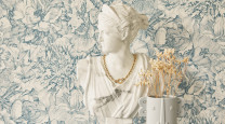 Curated chic: Make a statement with museum-inspired wallpaper photo