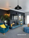 feature wall in the lounge
