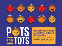Support Plunket tots with Resene pots