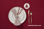 Christmas table setting
