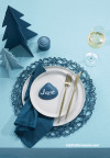 Christmas table setting