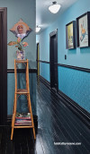 Hallway, hallway painted in Resene Paradiso