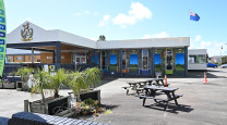 A winning mural at the Raglan Club photo