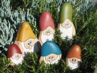 Gnome sweet gnome: DIY garden rock gnomes  
