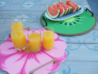 Serving up style: How to make your own fruit flower trays
