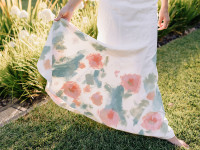 From canvas to couture: Painting a wedding dress with testpots