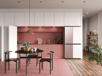 Add a pop of colour with a Samsung Bespoke Refrigerator 