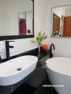 ensuite, bathroom, white bathroom, white ensuite, black and white bathroom