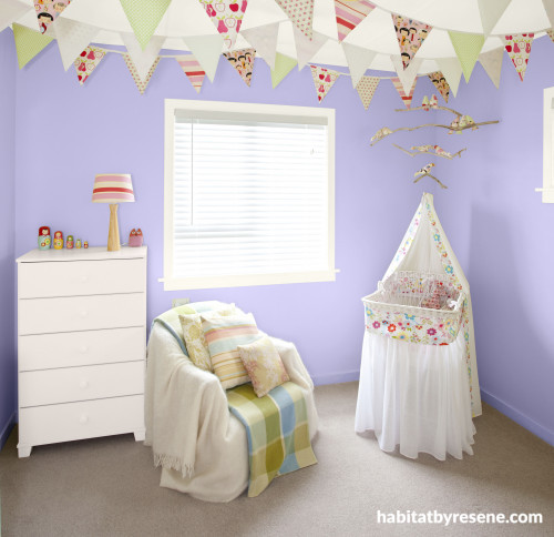 Bunting for baby best sale room