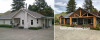 before and after, renovation, resene baltic sea, exterior