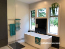 white, bathroom, neutrals, resene double black white, resene half black white