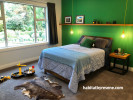 green bedroom, resene left field, kid's bedroom, boys bedroom, children's bedroom