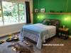 green bedroom, resene left field, kid's bedroom, boys bedroom, children's bedroom