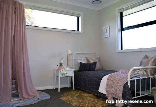 bedroom, girls bedroom, kids bedroom, childrens bedroom, white and pink bedroom