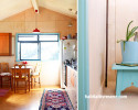 tiny home ideas, small home inspiration, kitchen inspiration, plywood interior ideas, resene