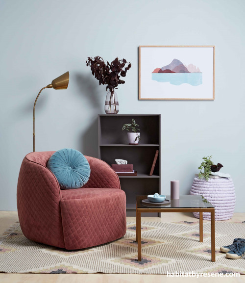 she shed, reading nook ideas, reading nook inspiration, duck egg blue interior, interior design