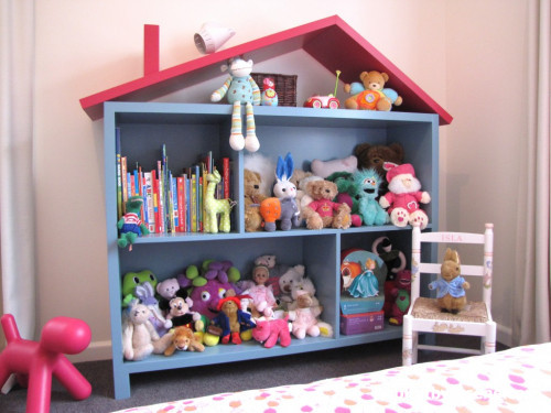 painted bookshelf, painted bookcase, upcycled furniture, kids bookcase, childrens bookshelf