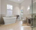 Resene Quarter White Pointer bathroom